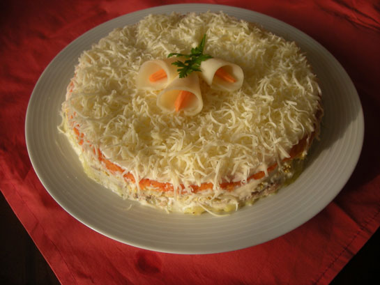 Mimoza Salatası Tarifi ve Malzemeleri
